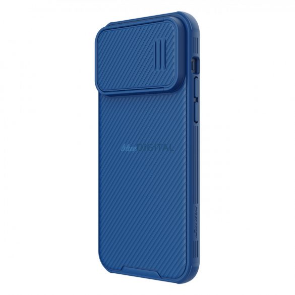 Husa Nillkin CamShield S Case pentru iPhone 14 Pro Max husa blindata husa camera albastra