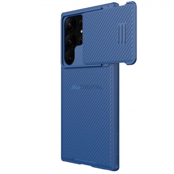 Husă Nillkin CamShield S pentru Samsung Galaxy S23 Ultra Armored Cover Husă pentru cameră albastru