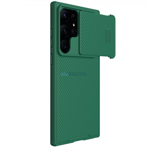 Husa Nillkin CamShield S pentru Samsung Galaxy S23 Ultra Armored Cover Husa camera verde