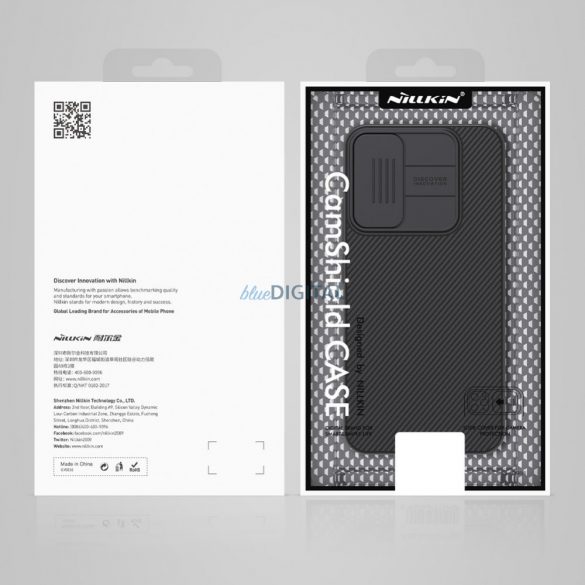 Nillkin CamShield Husă - Husă blindată pentru Samsung Galaxy A34 5G cu Husă pentru cameră - negru