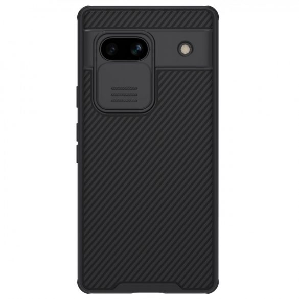 Husă blindată Google Pixel 7a cu Husă pentru cameră Nillkin CamShield Pro Husă - Negru