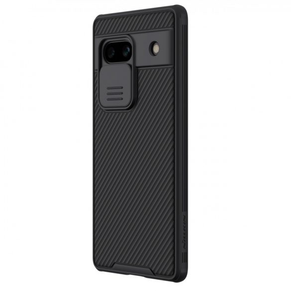 Husă blindată Google Pixel 7a cu Husă pentru cameră Nillkin CamShield Pro Husă - Negru