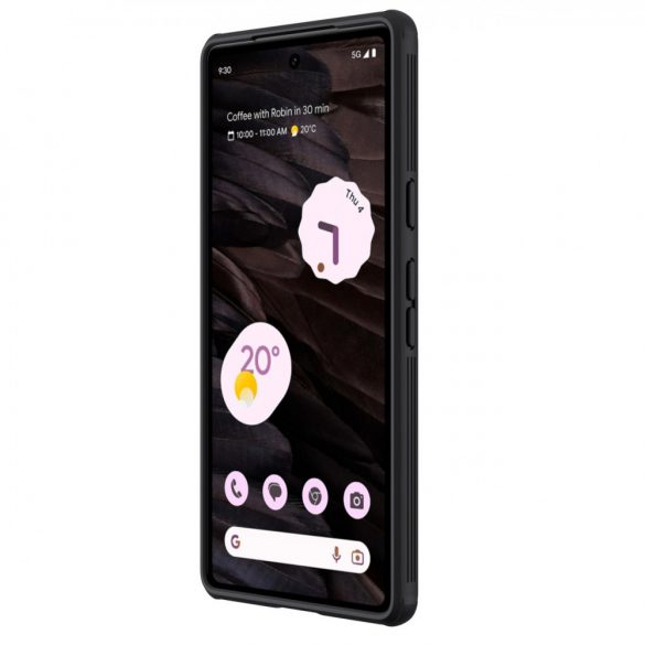 Husă blindată Google Pixel 7a cu Husă pentru cameră Nillkin CamShield Pro Husă - Negru