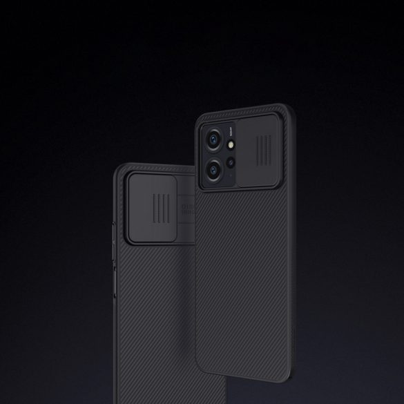 Xiaomi Redmi Note 12Husăblindată cu Husă pentru cameră Nillkin CamShield Husă - negru