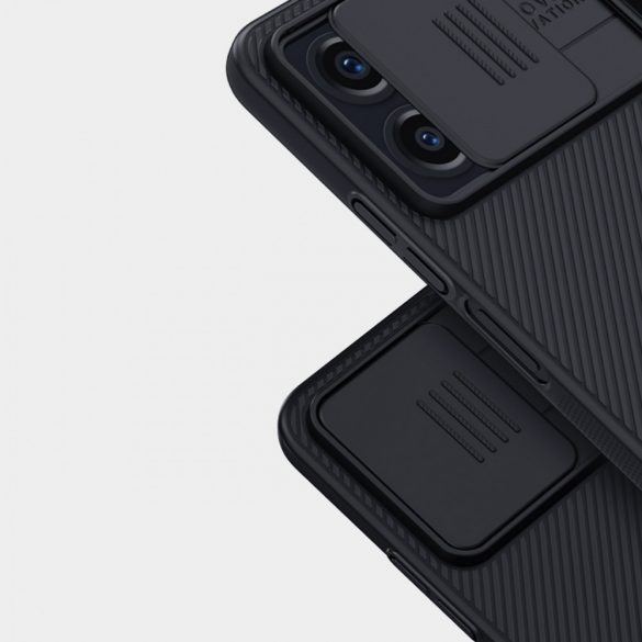 Xiaomi Redmi Note 12Husăblindată cu Husă pentru cameră Nillkin CamShield Husă - negru