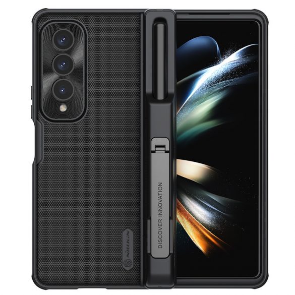 Husă Nillkin Super Frosted Shield Armor pentru Samsung Galaxy Z Fold 4 - neagră