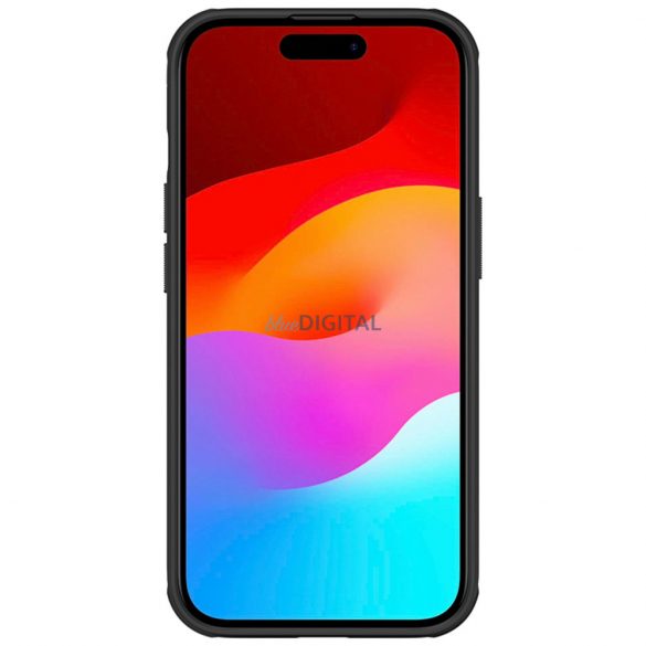 Husă Nillkin Super Frosted Shield Pro pentru iPhone 15 Plus - Neagră