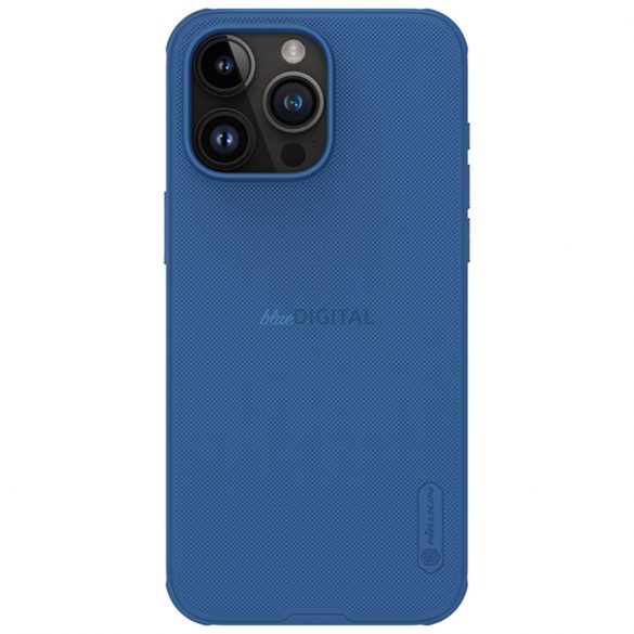 Husa Nillkin Super Frosted Shield Pro pentru iPhone 15 Pro Max - Albastra