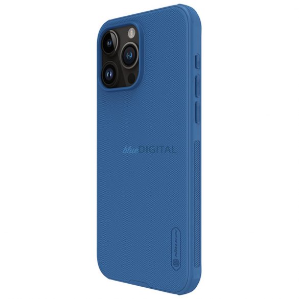 Husa Nillkin Super Frosted Shield Pro pentru iPhone 15 Pro Max - Albastra