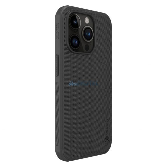 Husă magnetică Nillkin Super Frosted Shield Pro pentru iPhone 15 Pro - neagră