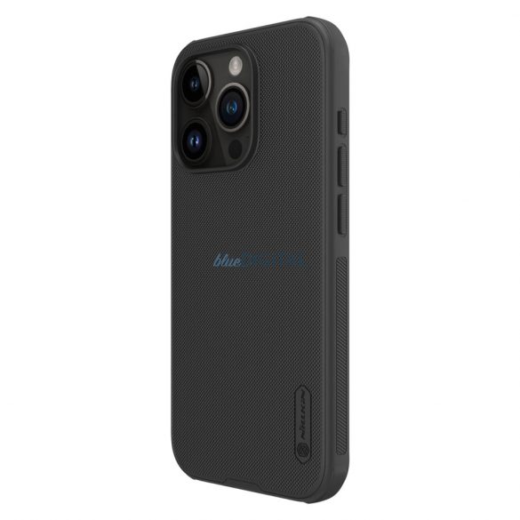 Husă magnetică Nillkin Super Frosted Shield Pro pentru iPhone 15 Pro - neagră