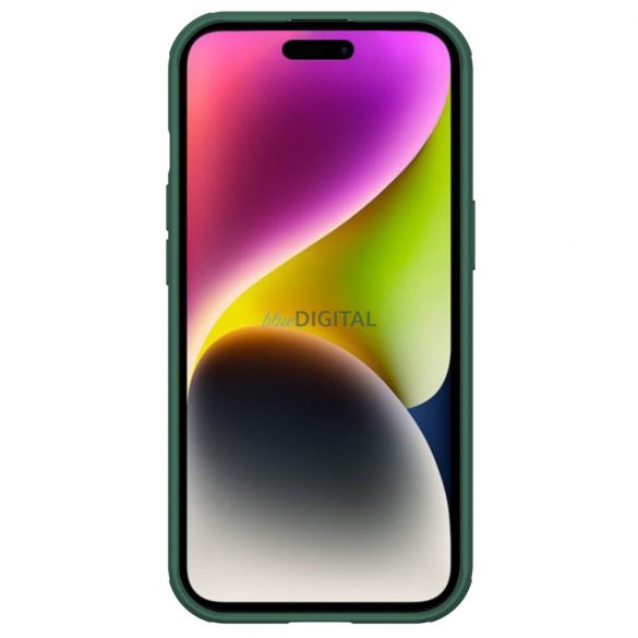 Nillkin CamShield Pro Magnetic Husă pentru iPhone 15 cu Husă pentru cameră - verde