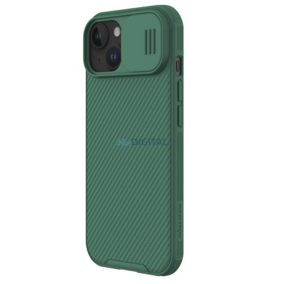 Nillkin CamShield Pro Magnetic Husă pentru iPhone 15 cu Husă pentru cameră - verde