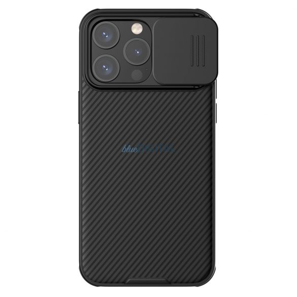 Pancerne și Nillkin CamShield Pro Magnetic Case pentru iPhone 15 Pro cu aparate - czarne