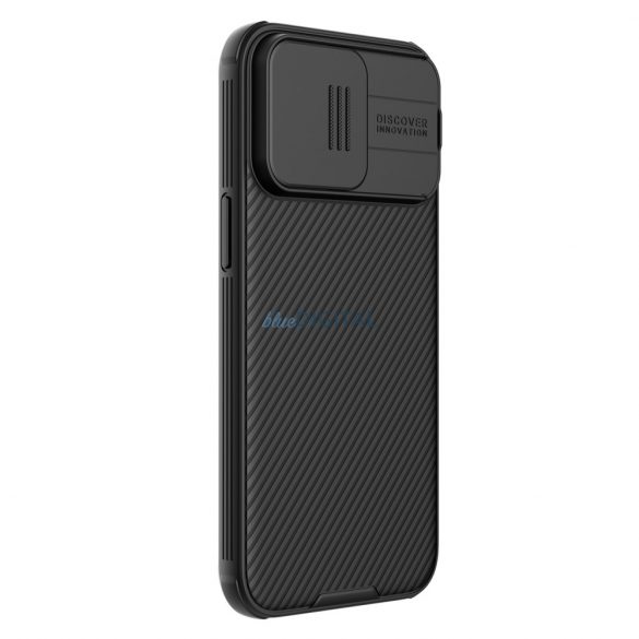 Pancerne și Nillkin CamShield Pro Magnetic Case pentru iPhone 15 Pro cu aparate - czarne