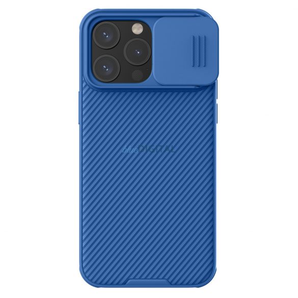 Pancerne și Nillkin CamShield Pro Magnetic Case pentru iPhone 15 Pro pentru aparate - niebieskie