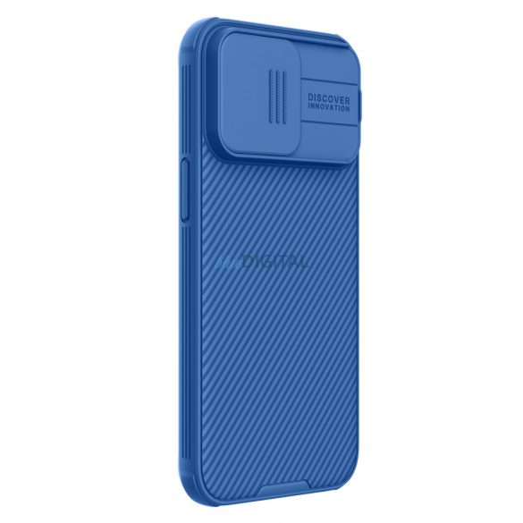 Pancerne și Nillkin CamShield Pro Magnetic Case pentru iPhone 15 Pro pentru aparate - niebieskie