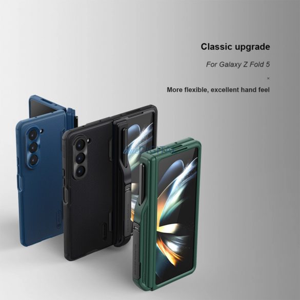 Husă Nillkin Super Frosted Shield Fold pentru Samsung Galaxy Z Fold 5 - neagră