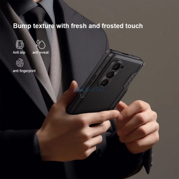 Husă Nillkin Super Frosted Shield Fold pentru Samsung Galaxy Z Fold 5 - neagră