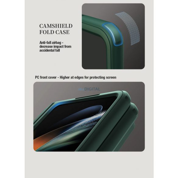 Husă Nillkin CamShield Fold pentru Samsung Galaxy Z Fold 5 - neagră