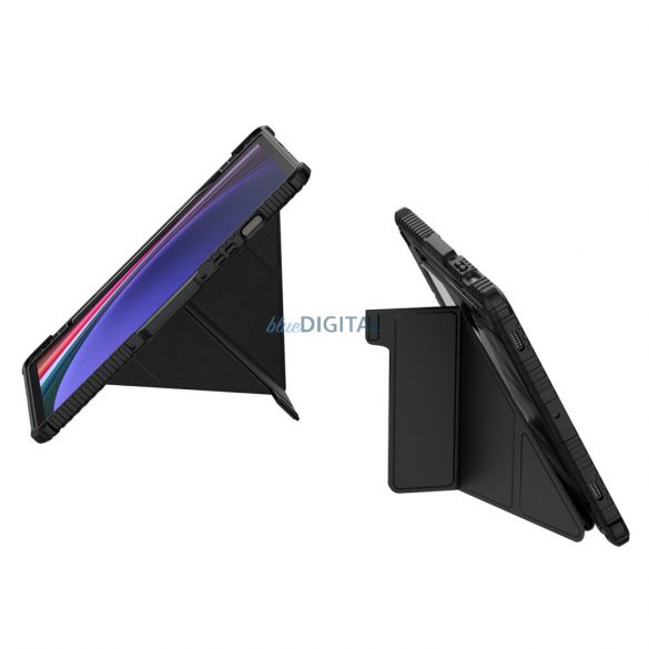 Husa Nillkin Bumper Leather Case Pro pentru Samsung Galaxy Tab S9 - neagra