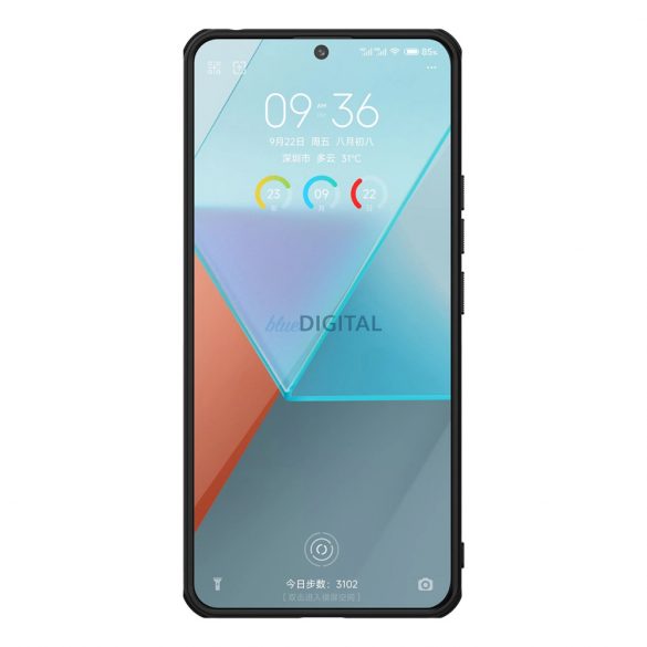 Husă Nillkin Super Frosted Shield Pro pentru Xiaomi Redmi Note 13 Pro 5G / Poco X6 5G - Negru