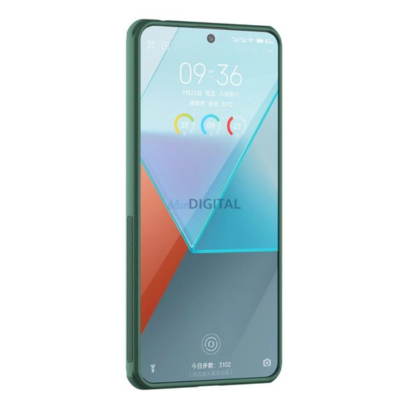 Husă Nillkin Super Frosted Shield Pro pentru Xiaomi Redmi Note 13 Pro 5G / Poco X6 5G - verde