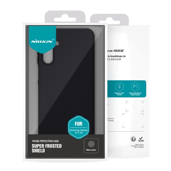 Etui Nillkin Super Frosted Shield pentru Samsung Galaxy A15 5G sztywny pokrowiec - czarny