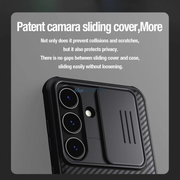 Nillkin CamShield Pro Husă blindată cu Husă pentru camera foto pentru Samsung Galaxy S24 - negru