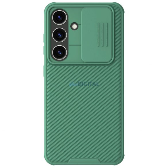 Nillkin CamShield Pro Husă blindată cu Husă pentru camera foto pentru Samsung Galaxy S24 - verde