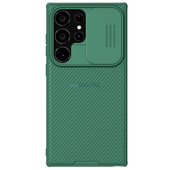 Husa blindata Nillkin CamShield Pro cu protectie pentru camera pentru Samsung Galaxy S24 Ultra - verde