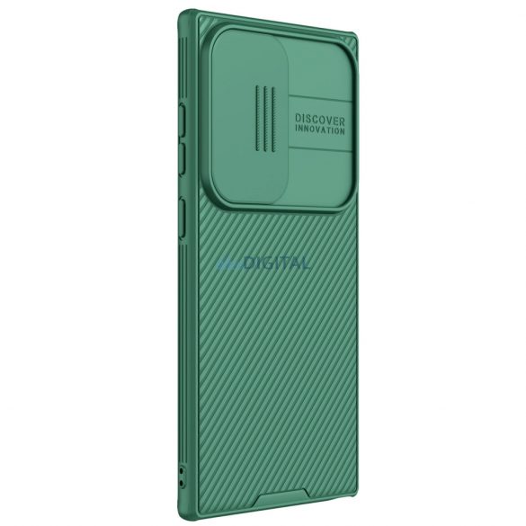 Husa blindata Nillkin CamShield Pro cu protectie pentru camera pentru Samsung Galaxy S24 Ultra - verde