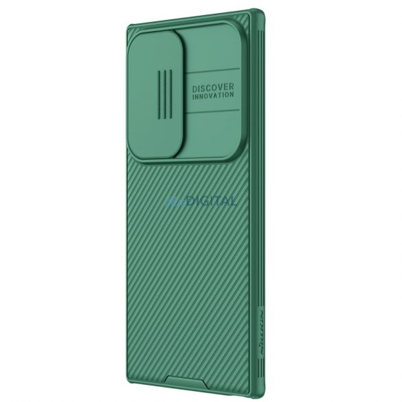 Husa blindata Nillkin CamShield Pro cu protectie pentru camera pentru Samsung Galaxy S24 Ultra - verde