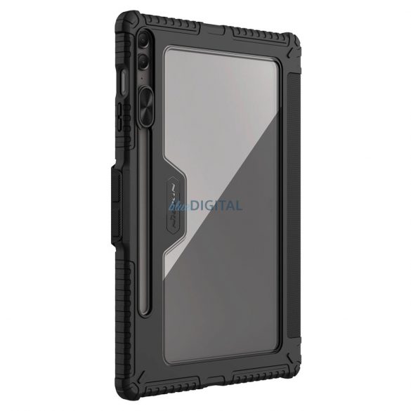 Husa Nillkin Bumper Leather Case Pro pentru Samsung Galaxy Tab S9 FE+ - neagra