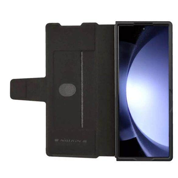 Husa din piele Nillkin Aoge pentru Samsung Galaxy Z Fold 6 5G - neagra