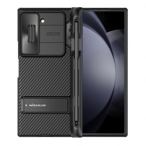 Husă Nillkin CamShield Fold pentru Samsung Galaxy Z Fold 6 5G cu suport pentru stylus - neagră