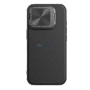 Nillkin CamShield Prop Case cu protecție pentru obiectivul camerei și suport pentru iPhone 16 Pro - Negru