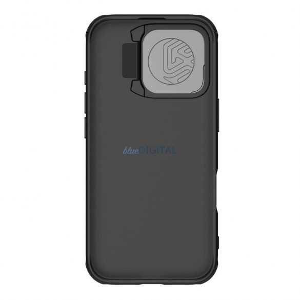 Nillkin CamShield Prop Case cu protecție pentru obiectivul camerei și suport pentru iPhone 16 Pro - Negru