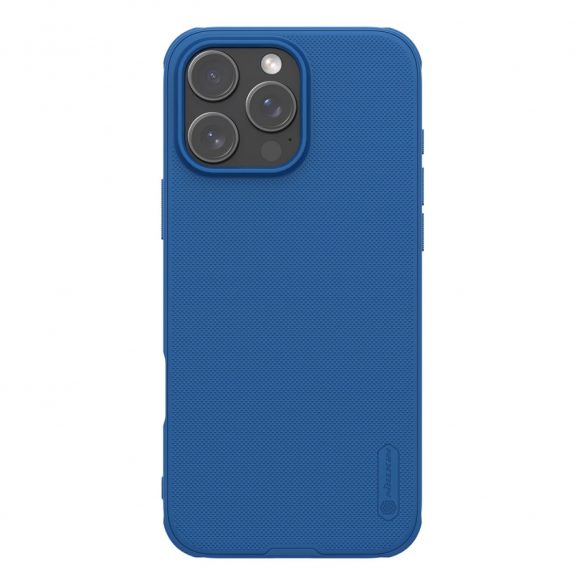 Husa Nillkin Super Frosted Shield Pro pentru iPhone 16 Pro - albastra