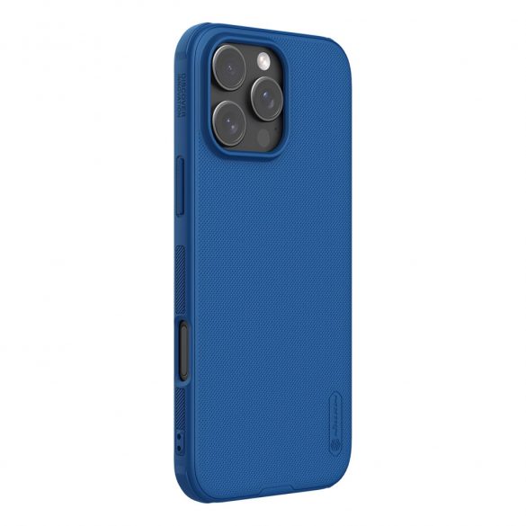 Husa Nillkin Super Frosted Shield Pro pentru iPhone 16 Pro - albastra