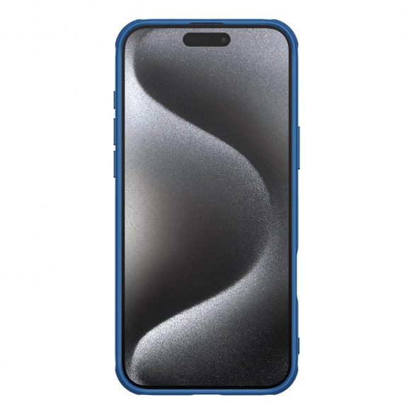 Husa Nillkin Super Frosted Shield Pro pentru iPhone 16 Pro - albastra