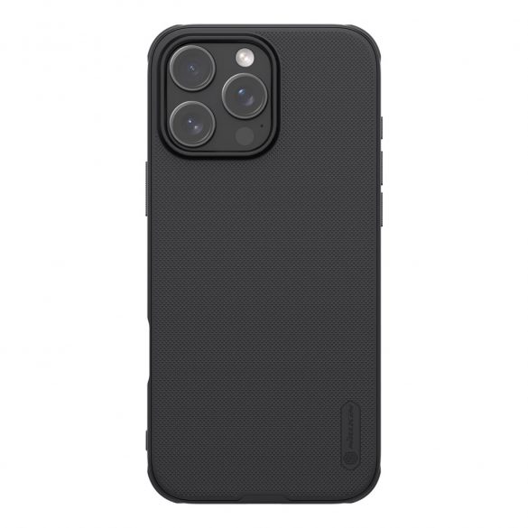 Husa Nillkin Super Frosted Shield Pro pentru iPhone 16 Pro Max - neagra