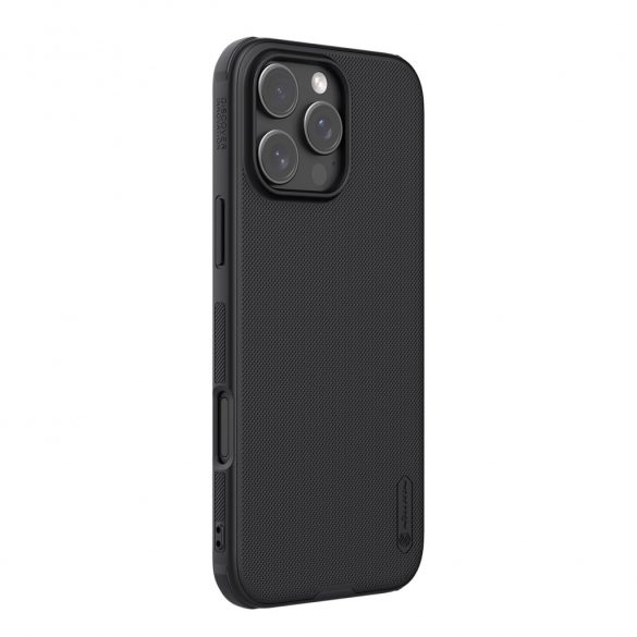 Husa Nillkin Super Frosted Shield Pro pentru iPhone 16 Pro Max - neagra