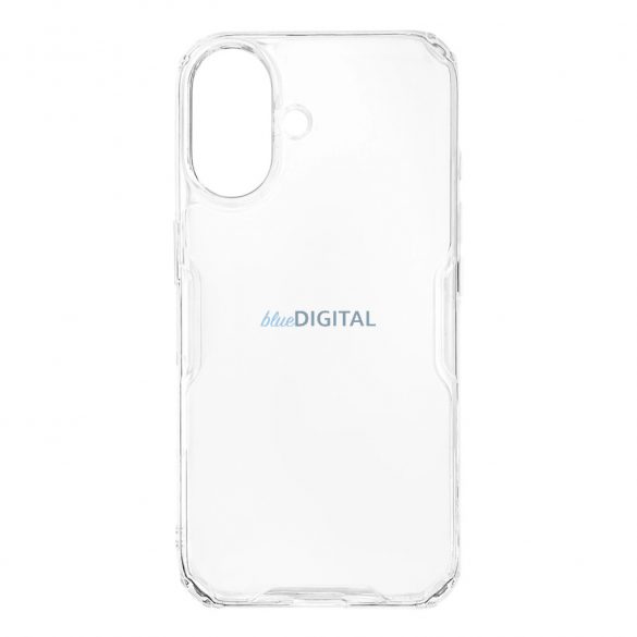 Husă Nillkin Nature Pro pentru iPhone 16 - alb-transparent