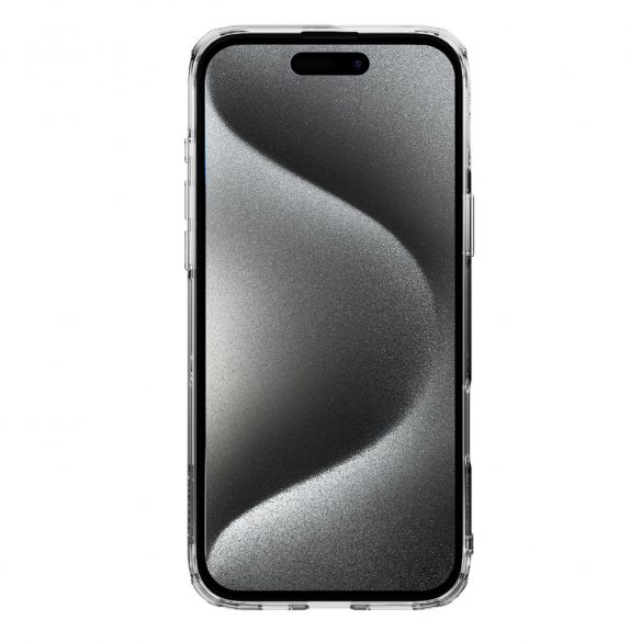 Husa Nillkin Nature Pro pentru iPhone 16 Pro - transparenta si alba