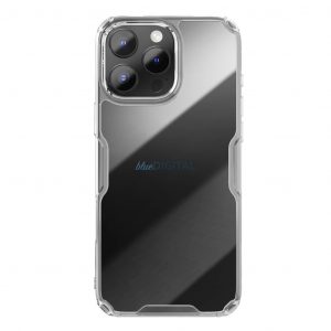 Husă Nillkin Nature Pro pentru iPhone 16 Pro Max - alb-transparent