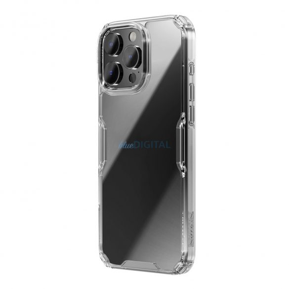 Husă Nillkin Nature Pro pentru iPhone 16 Pro Max - alb-transparent