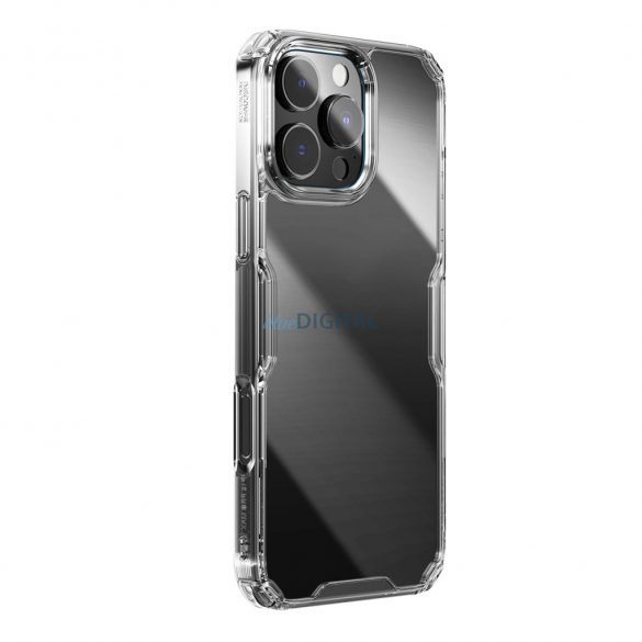 Husă Nillkin Nature Pro pentru iPhone 16 Pro Max - alb-transparent