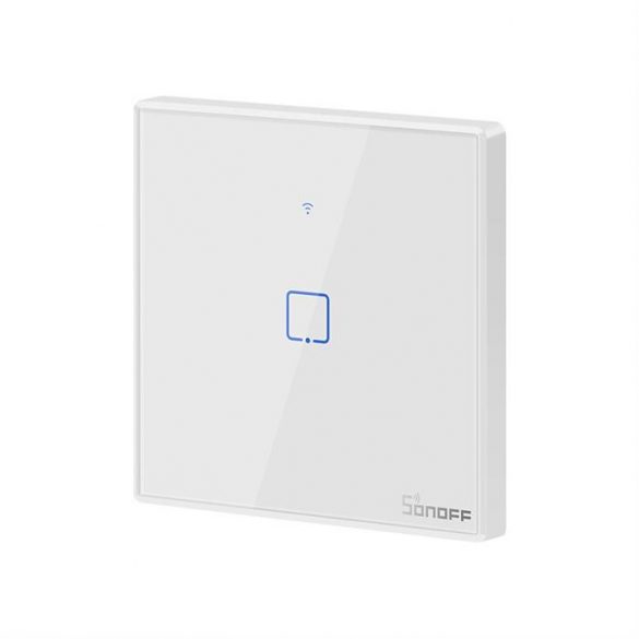 Sonoff T2EU1C-TX Comutator comutator tactil pentru un singur canal Buton Wi-Fi Alb (IM190314015)