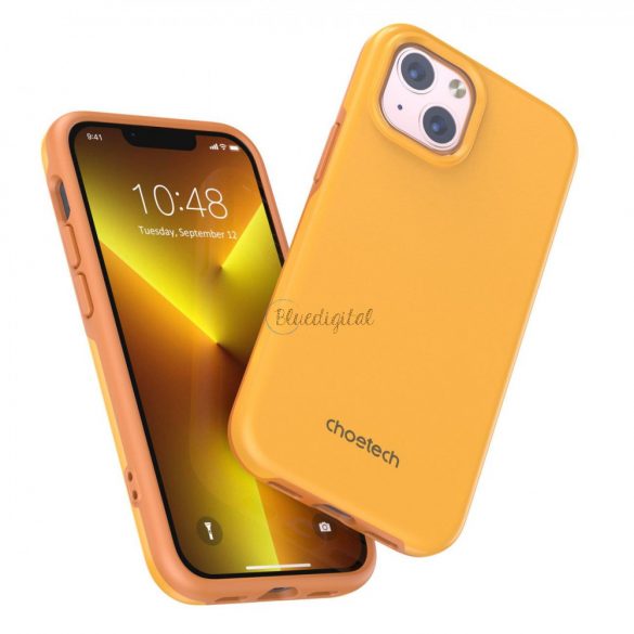 Husa telefon Choetech PC0112-MFM-YE iPhone13 MFM PC+TPU, 6,1 inchi, portocalie